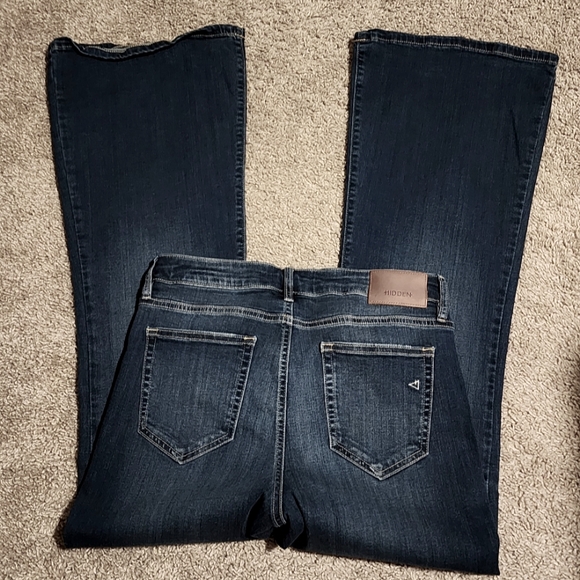 Hidden dark wash Flare Jeans Sz 30 - Picture 2 of 7
